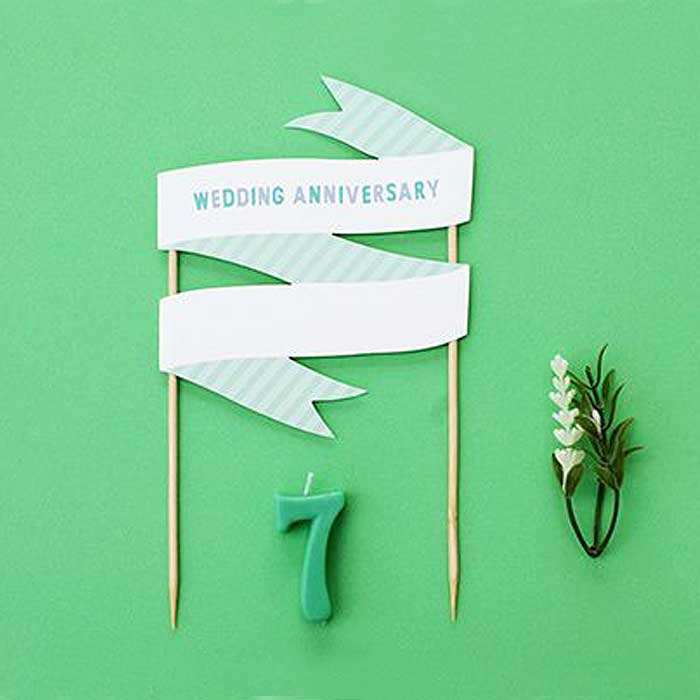 Message Cake Topper 
