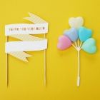 Message Cake Topper 