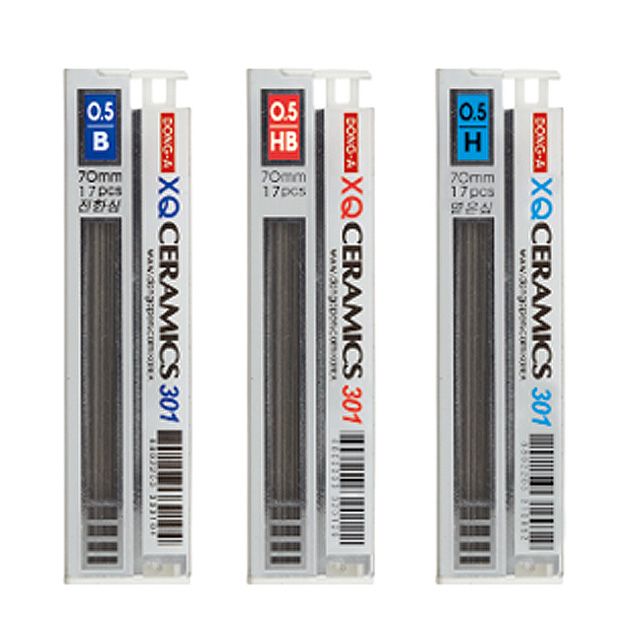 Ceramics 301 Mechanical Pencil Lead 0.5mm, 12PCS