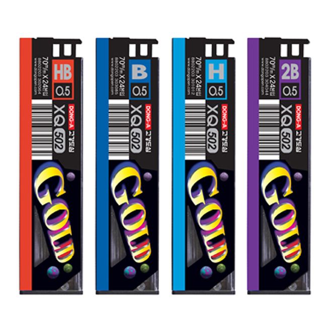 XQ Gole 502 Mechanical Pencil Leads 0.5mm, 12PCS