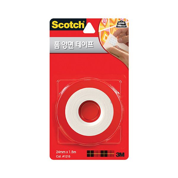 Scotch popular double-sided tape(24mmx1.5m)