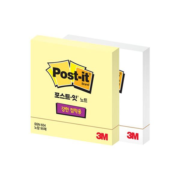Post-it Super Sticky Note 1ea, 90Sheets,  654 (76x76)