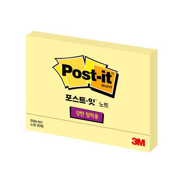 Post-it Super Sticky Note 1ea, 90Sheets  657 (102x76)