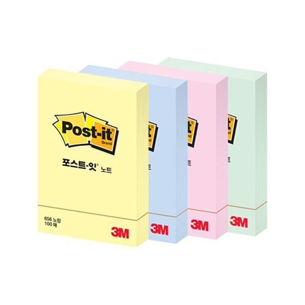 Post-it Sticky Note Pad 1ea, 51X76mm, 100 Sheets, 656 (51x76)