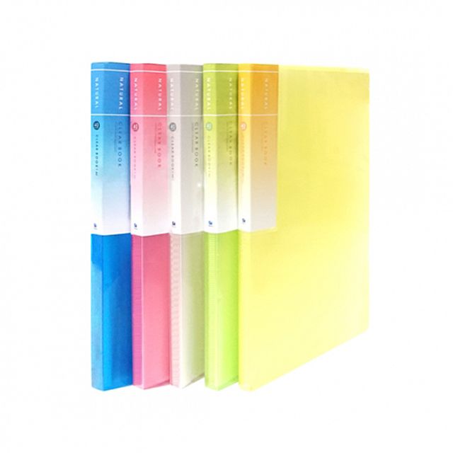  A4 Natural 40 Clear File Hh257
