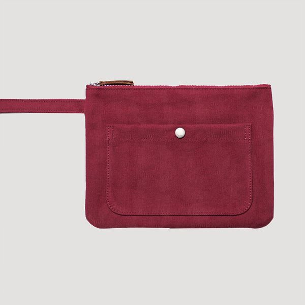 STANDARD CLUTCH / M / WINE