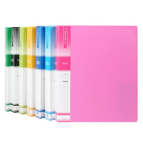 O-Ring Clear Binder, 40 Pockets 
