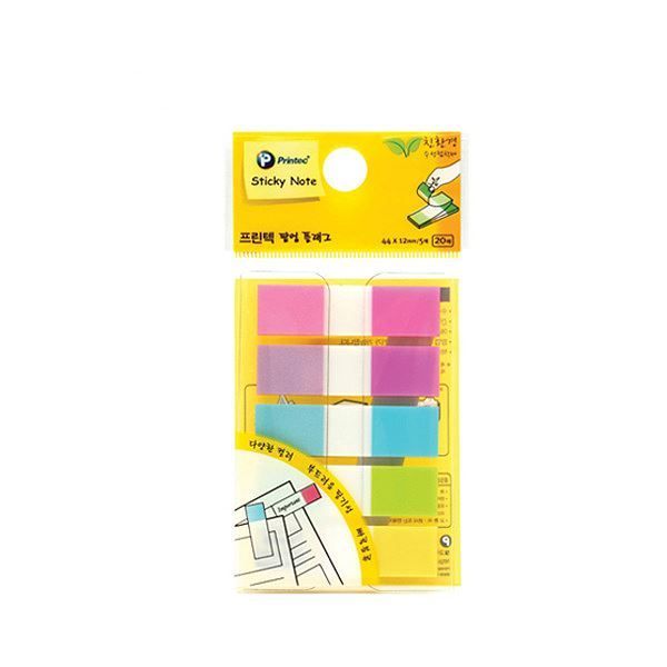 F4412-5N Pop Up Flags Neon, 6mm Wide, 5colors, 20pcs 