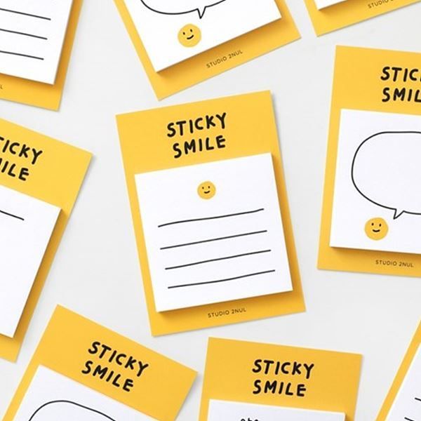 Sticky Smile Note Pad 