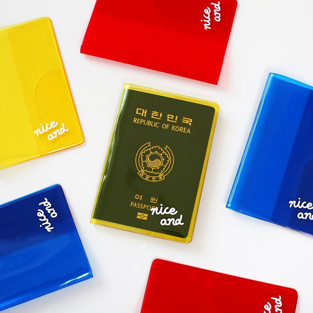 Clear Color Passport Cover