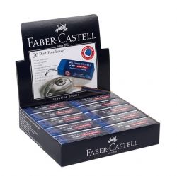 Dust-Free Erasers Blue(L), Set of 20