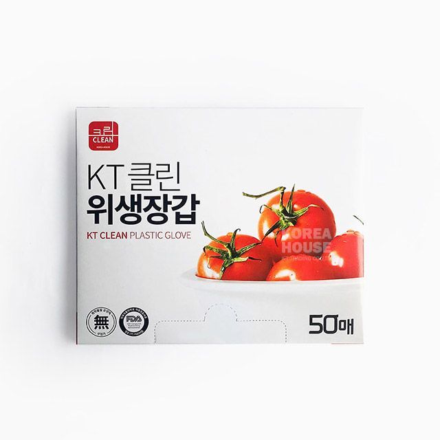 KT Clean Plastic Glove 50ea