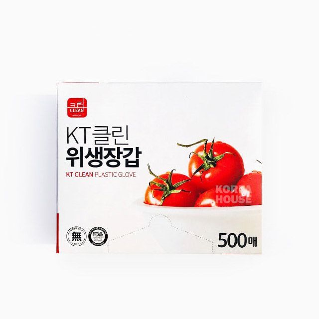 KT Clean Plastic Glove 500ea