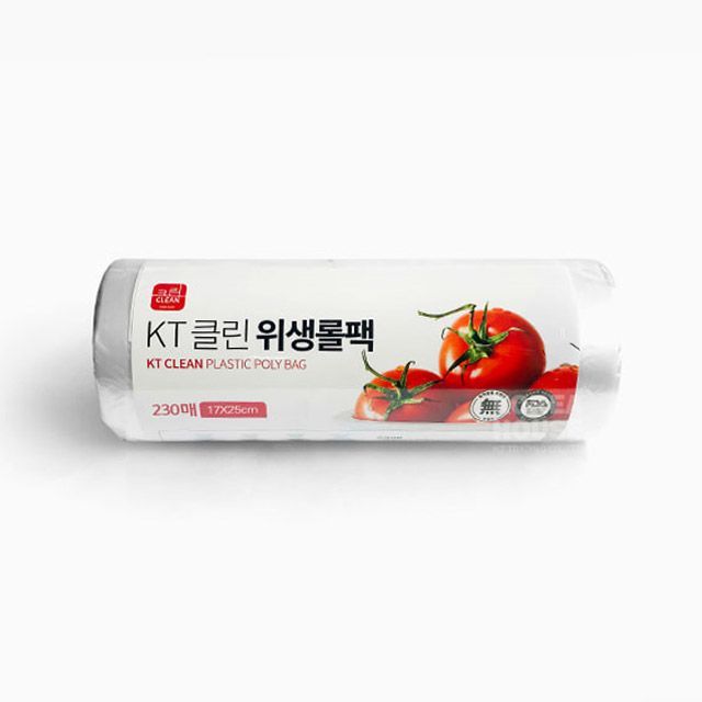 KT Clean Plastic Poly Bag 230ea, 170X250mm
