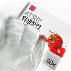 KT Clean Plastic Glove 200ea