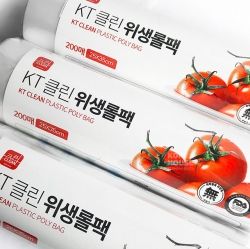 KT Clean Plastic Poly Bag 230ea, 170X250mm