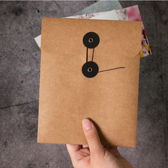 Envelope with Button 5 Sheets(S)