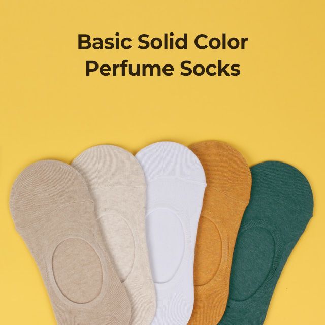 Basic Solid Color Perfume Socks  (250~280mm) 