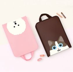 Reading Pet Zipper File Bag, Zipper File