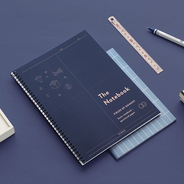 Basic Notebook B5 Size, Quartered Paprer