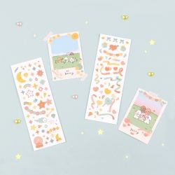 Lovey Dovey Hologram Seal Stickers