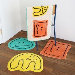 MonagustA Long Felt Mat Tres rojo