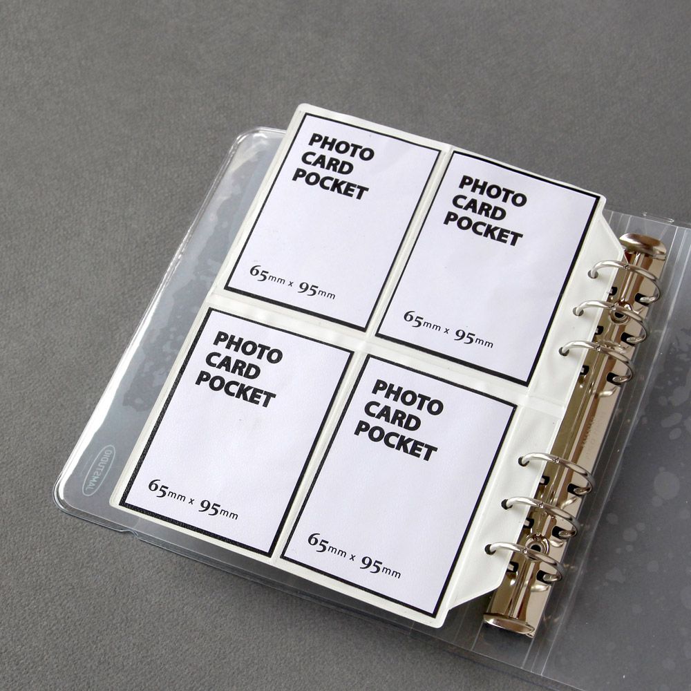 A6 WIDE 6ring - Photocard Pocket