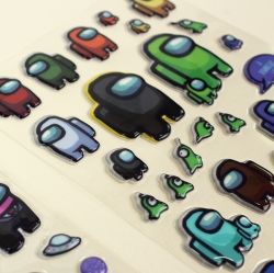Among Us Sponge sticker 20sheet