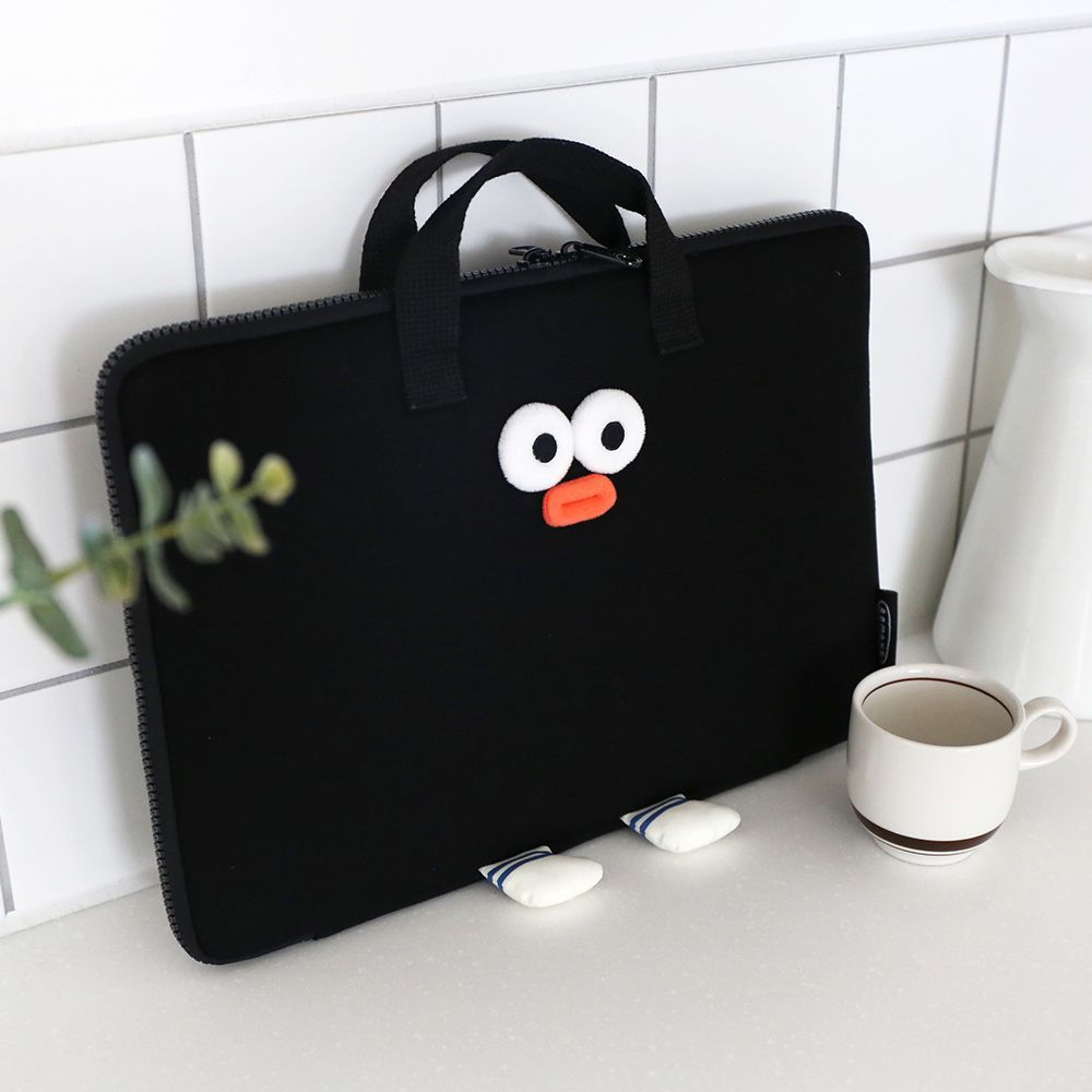 Brunch Brother pompom Laptop Pouch wide 13