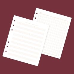 SQUARE DIARY Refill - Classic Note, 6Rings 148x172mm