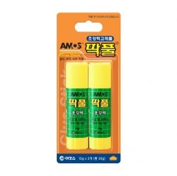 Amos Solid Glue Stick 15g 2p - 24pcs