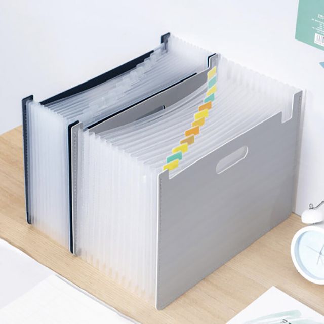 Accordion Document File Box, 13Pockets 