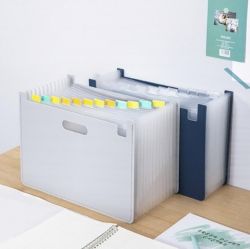 Accordion Document File Box, 13Pockets 