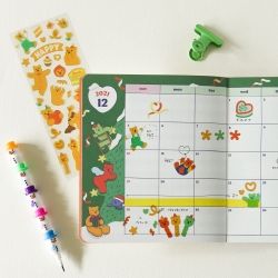 Jelly Bear Gold-Line Sticker 01-06
