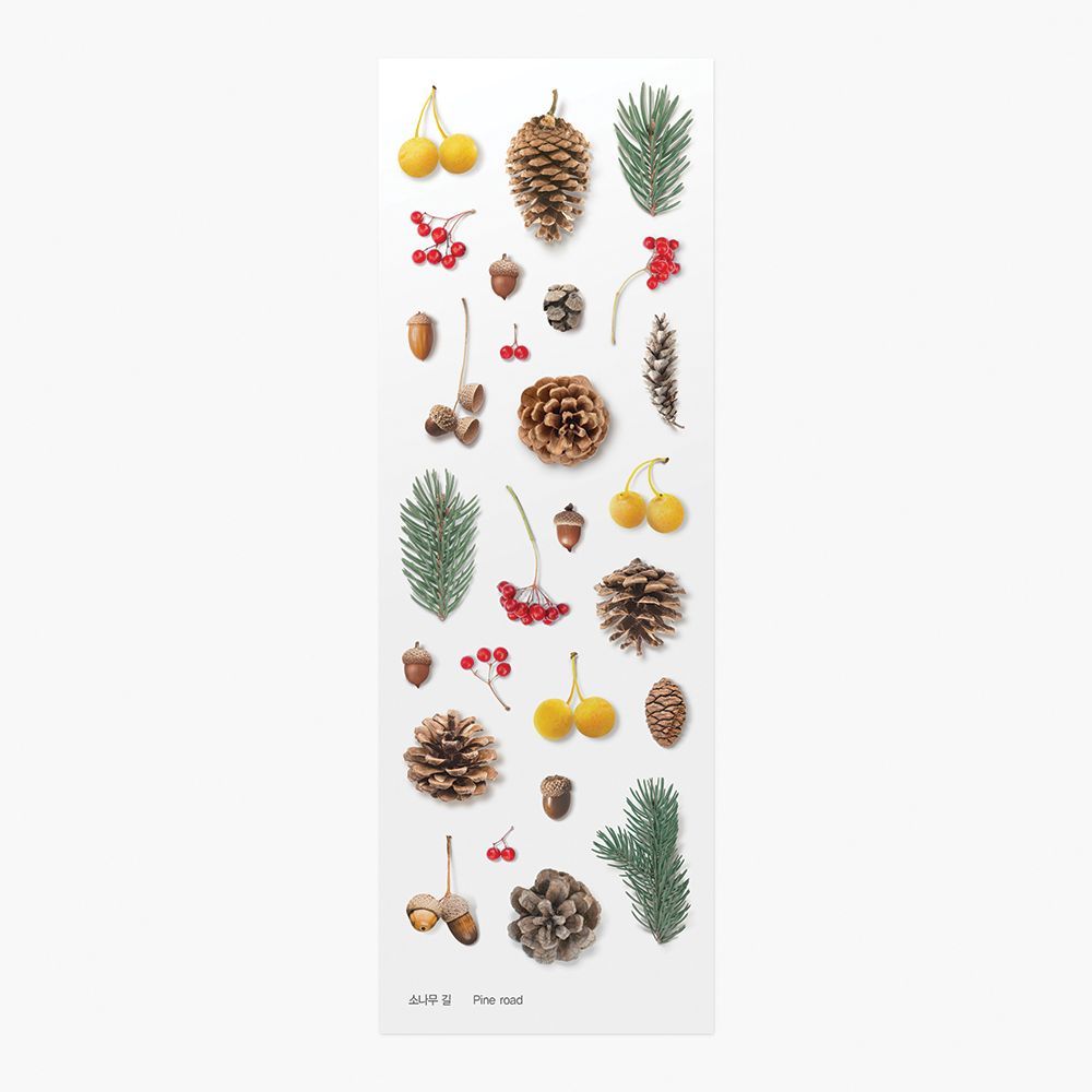 Nature Stickers_Pine road