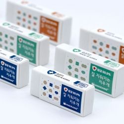 Anti-bacterial eraser of well erasing  (24pcs)
