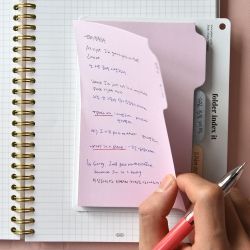 Folder Index It Memo Large, Sticky Notes 