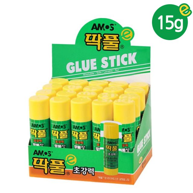 Amos Solid Glue Stick e 15g (20pcs)