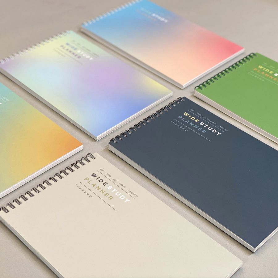 THE MEMO Wide Study Planner, 6Months 