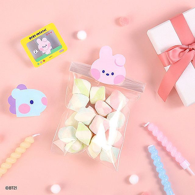 BT21 ACRYLIC MAGNET CLIP SET - MININI