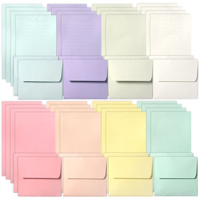 mini rainbow pastel letter 8set