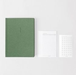 Transcription Note Khaki, A5 Size 