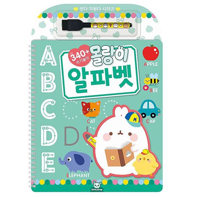 Molang Write & Wipe-Clean Alphabet 