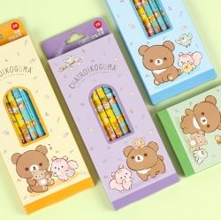 RIRRAKKUMA Pencil Kit(2B), 5 Piece Set