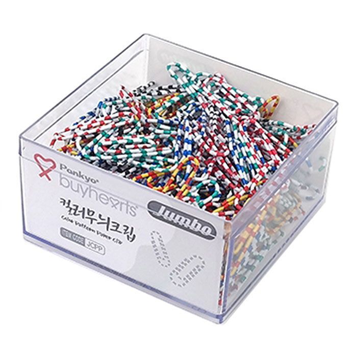 Jumbo Colored Pattern Paper Clip JCPP