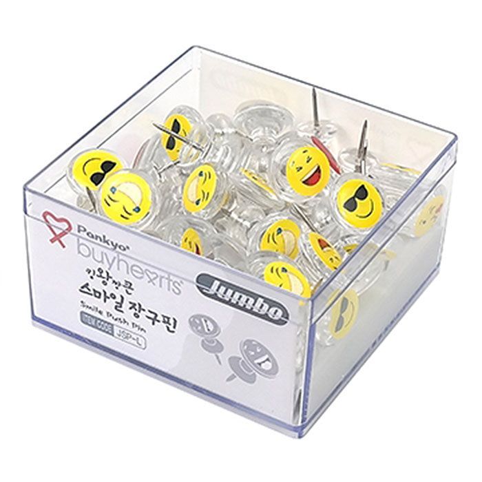 Jumbo Large Big Smile Basics Push Pins JSP-L