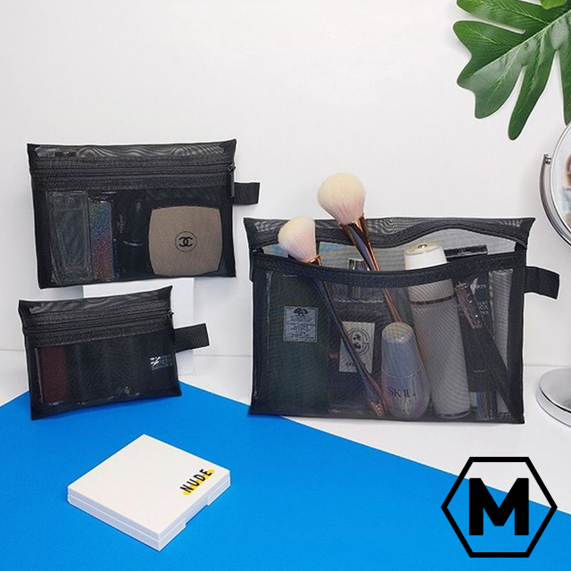 Mesh Multipurpose Makeup Pouch M