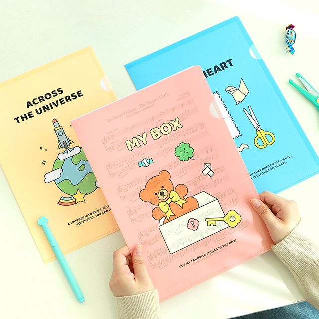 Elementary School Graphics L-Holder, for A4 Papers 