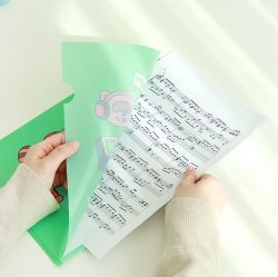 Elementary School My Dream L-Holder, for A4 Papers 