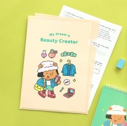 Elementary School My Dream L-Holder, for A4 Papers 